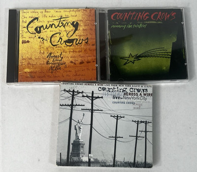 Counting Crows 4 CD Lot August Recovering The Satellites Across A Wire Rock DGC