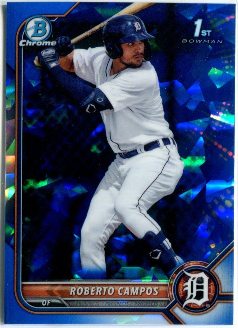 ROBERTO CAMPOS 2022 Bowman Chrome Prospect SAPPHIRE #BCP-14