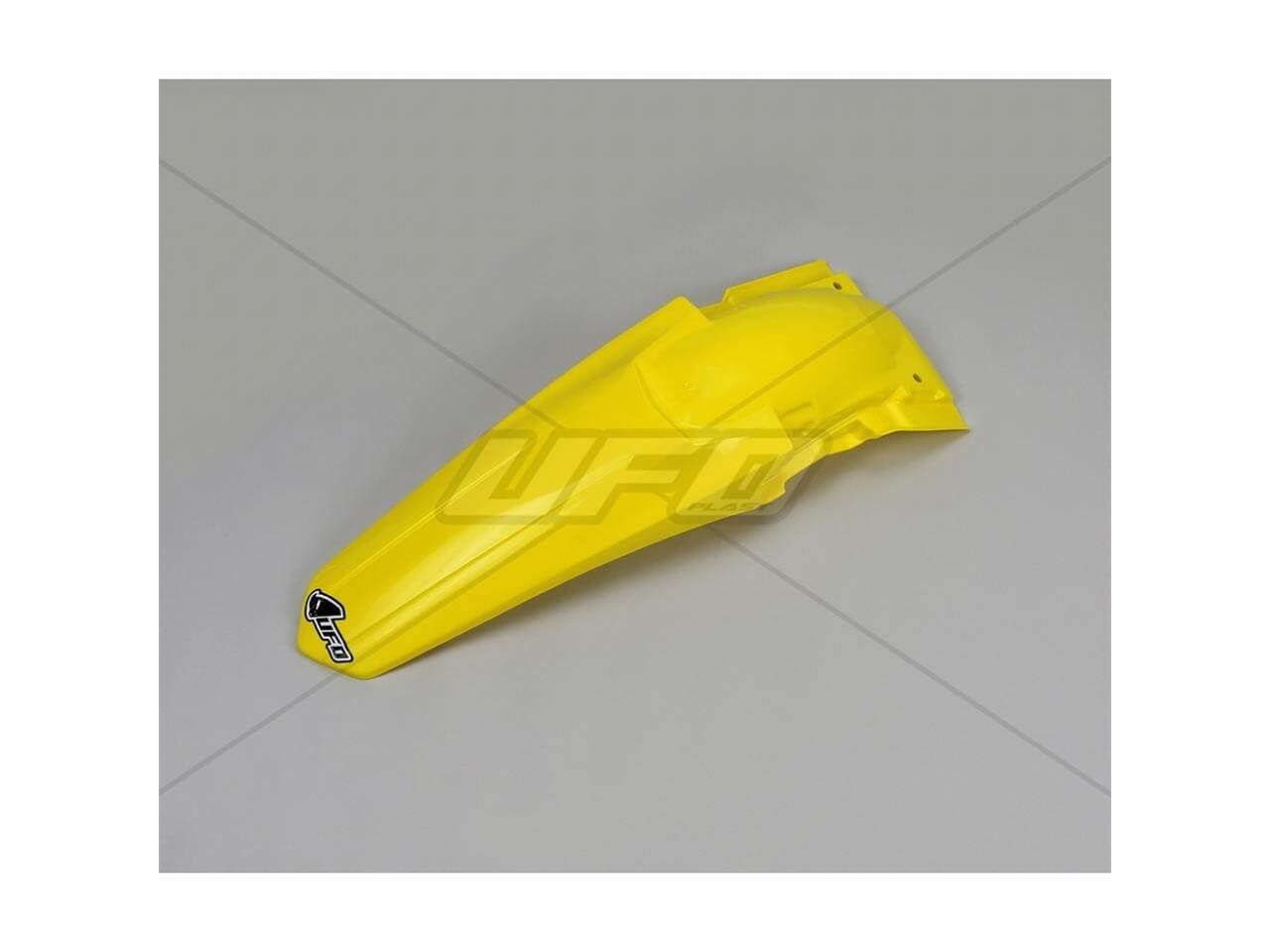 Garde boue arriere UFO jaune haute finition pour moto Suzuki RMZ 250 millesime 2010-2018