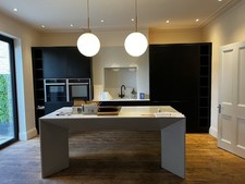 Wren Kitchen With Neff/AEG/Hotpoint Appliances And Quartz Island