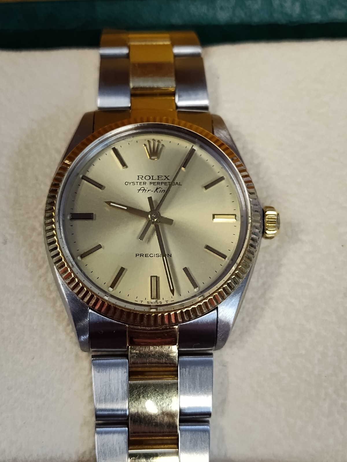 Rolex Air-King Precision 5501 Authenticated Watch with Oyster Steelinox Bracelet image 2