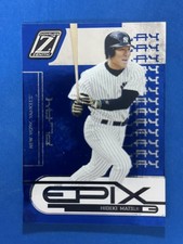 2005 Donruss Zenith Epix Play Blue #E-17 Hideki Matsui New York Yankees #/500