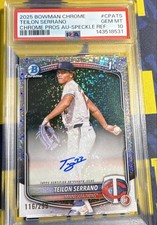 2025 Bowman Chrome Prospect Auto Teilon Serrano CPA-TS Speckle Ref /299 PSA 10