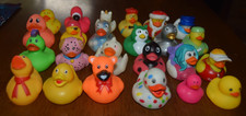 Lot of 24 Rubber Ducks Jeep Ducking Various Characters