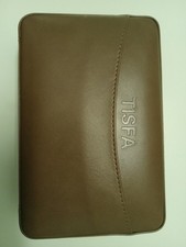 Travel Cigar Humidor Case Cedar Wood And Leather Box Removable Treys