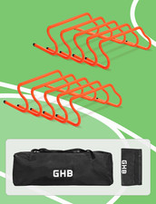 Agility Hurdle 8 Inch Speed Training Equipment Set with Carry Bag for Sport