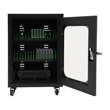 30-Slots  Mobile Charging Station Charging Cabinet Mobile Charging Cart 300W