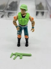 VINTAGE HASBRO 1990 GI JOE RAPID FIRE ACTION FIGURE 100% COMPLETE ARAH