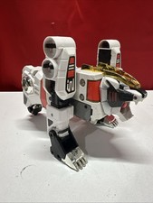 Mighty Morphin Power Rangers 1994 White Tigerzord Incomplete READ