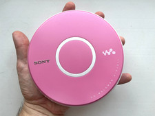   Rare Sony Walkman D-EJ011 Portable CD Player Discman - Pink TESTED Condition