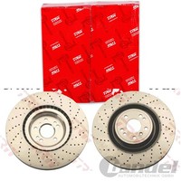 2X TRW Bremsscheiben 375Mm Gelocht/Innenbel. Vorne Passend FÜR MERCEDES-BENZ