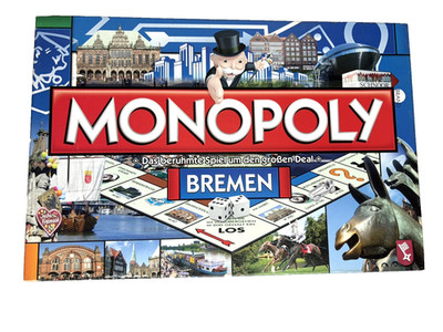 Monopoly Bremen Stadtedition Brettspiel limitierte Sonderausgabe komplett SELTEN