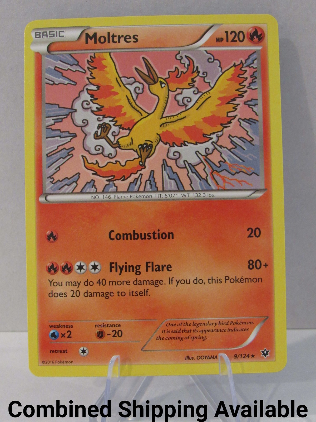 Moltres 9/124 XY - Fates Collide NM English 13310