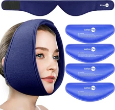 Wisdom Teeth Ice Pack Head Wrap, Face Ice Pack for Jaw Oral Surgery Pain Relief 
