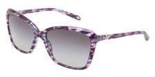 Tiffany  Co TF4057B 81323C Sunglasses 56mm Plum Havana / Grey Gradient Lens