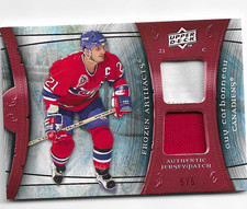 UD Artifacts 2009-10 Frozen Authentic Jersey Patch 5/5 Guy Carbonneau Canadiens