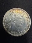 1908-D Barber Silver QUARTER Dollar #2315 VG+++