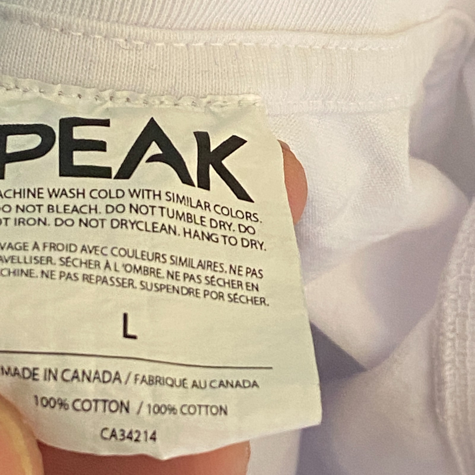 Google Cloud Layerzero Peak Shirt Mens Large Whit… - image 4