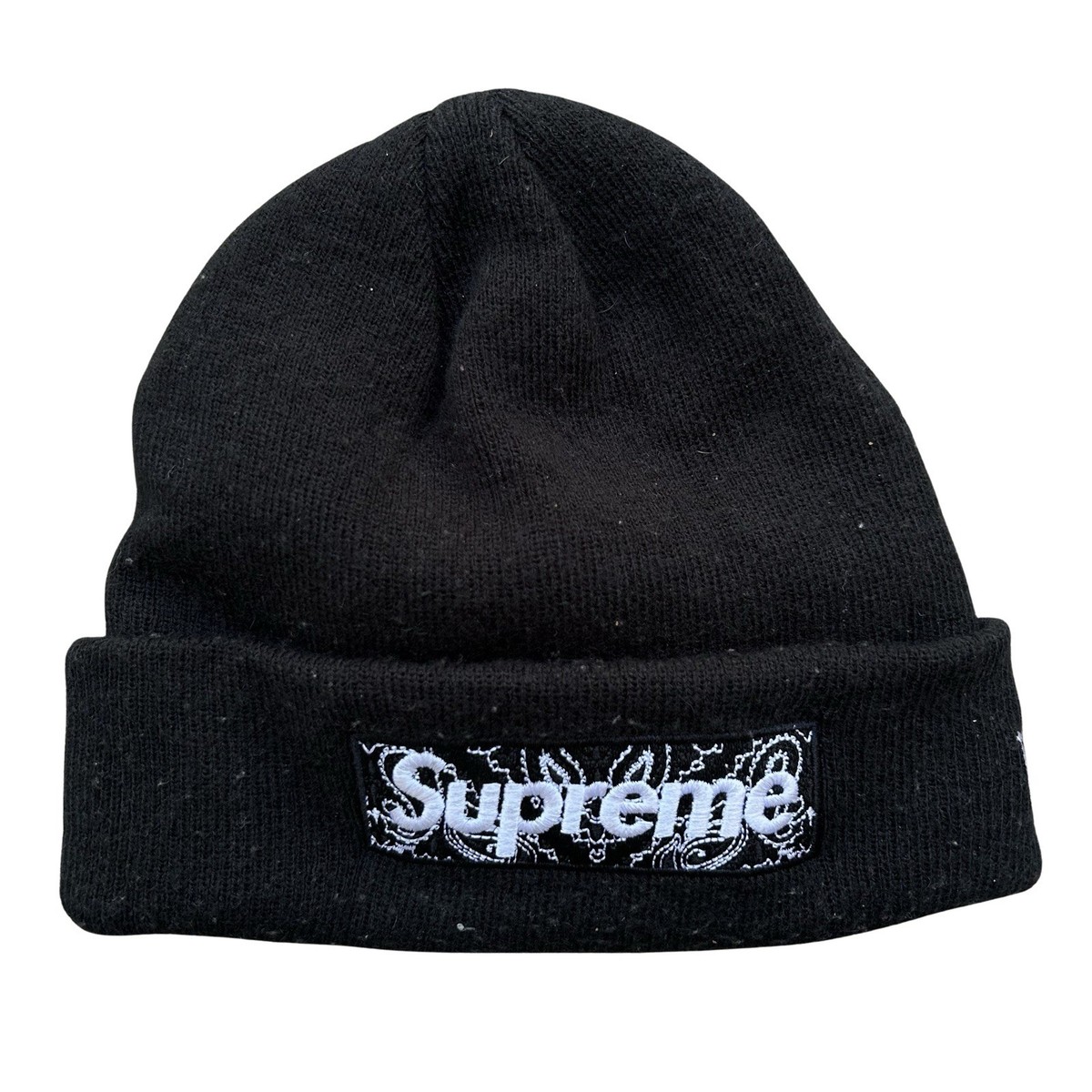 Supreme New Era Bandana Box Logo Beanie Black FW19 One Size | eBay Supreme New Era Bandana Box Logo Beanie Black FW19 One Size | eBay