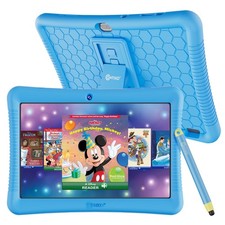 Contixo K102 Blue Kids Tablet 2Gb Ram 32Gb Storage Disney Ebooks Videos Prein...