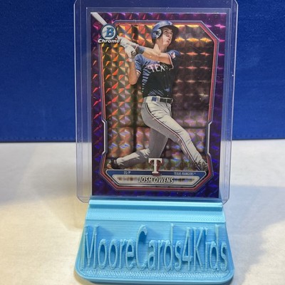 JOSH OWENS 2026 BOWMAN CHROME PURPLE GEOMETRIC REFRACTOR /250