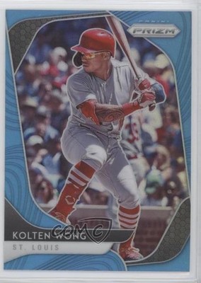 2020 Panini Prizm Mega Box Carolina Blue Prizm Kolten Wong #54 06sb