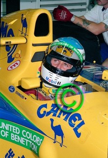 Racing Original 35mm Negative Michael Schumacher Benetton 1991 Italy Formula 1