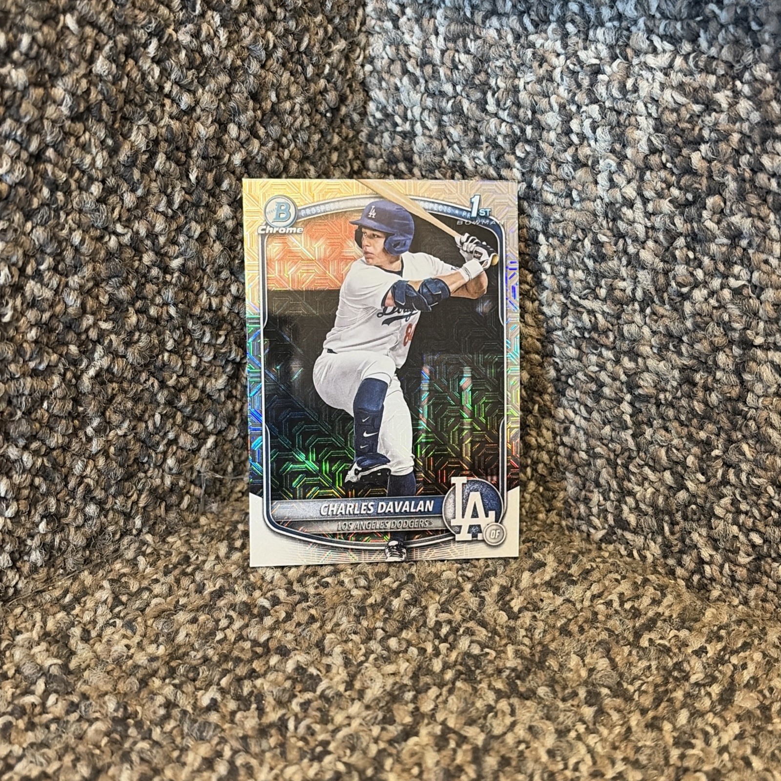 2025 Bowman Draft Charles Davalan 1st Bowman (RC) Mojo Refractor #BDC-96 