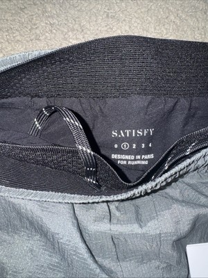 SATISFY MEN SHORTS, size S color Steel, New with tags