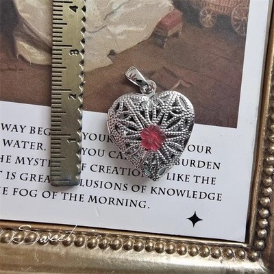 Original handmade design vintage style, glazed zircon sweet retro pink photo box