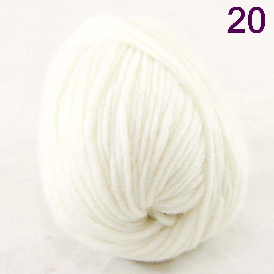 SALE LOT of 8 Skeins X 50g NEW Chunky Colorful Hand Knitting Scores Wool Yarn 20 - Image 3 of 4