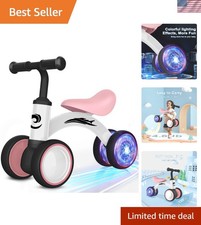 Colorful Lighting Baby Balance Bike Toys for 1 Old Boy Girl Gifts, 10-36 To...