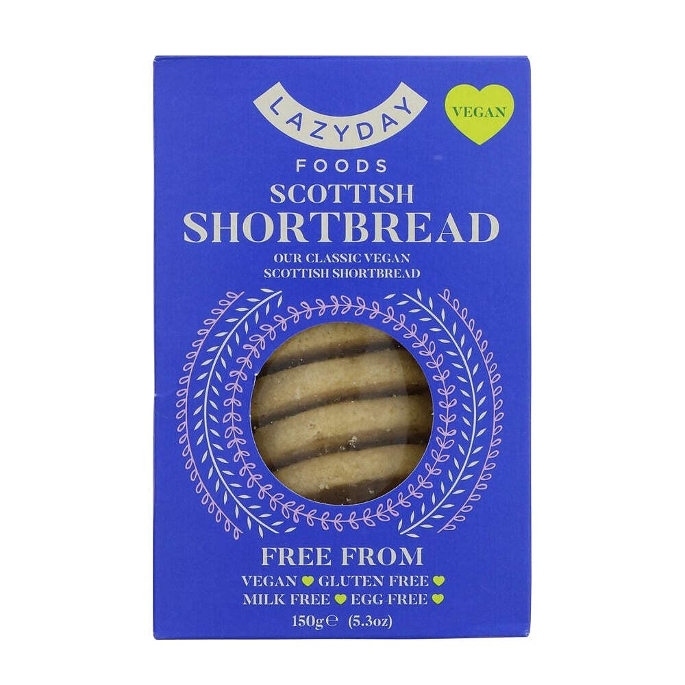 Lazy Day Scottish Shortbread 8x150g All Butter Biscuits