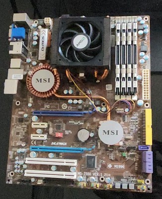 MSI DKA790GX, AM2+, AMD Motherboard w/ Phenom 9950 Processor & 4 GB DDR2 667 RAM