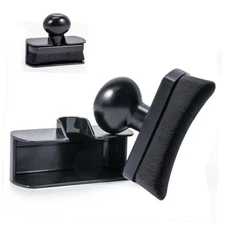 Car Tire Shine Applicator,Vegan Tire Shine Applicator with Curved Brush 1 Black