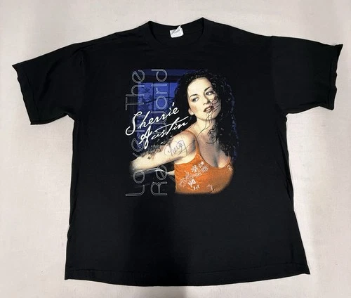 Vintage 1999 Sherrié Austin "Love In The Real World" concert 1990s vintage concert t-shirt, vintage, size XL, single stitch, B+ condition