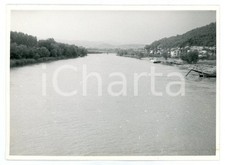 1974 POGGIO MIRTETO SCALO Barca sul fiume Tevere - Foto 17x13 cm