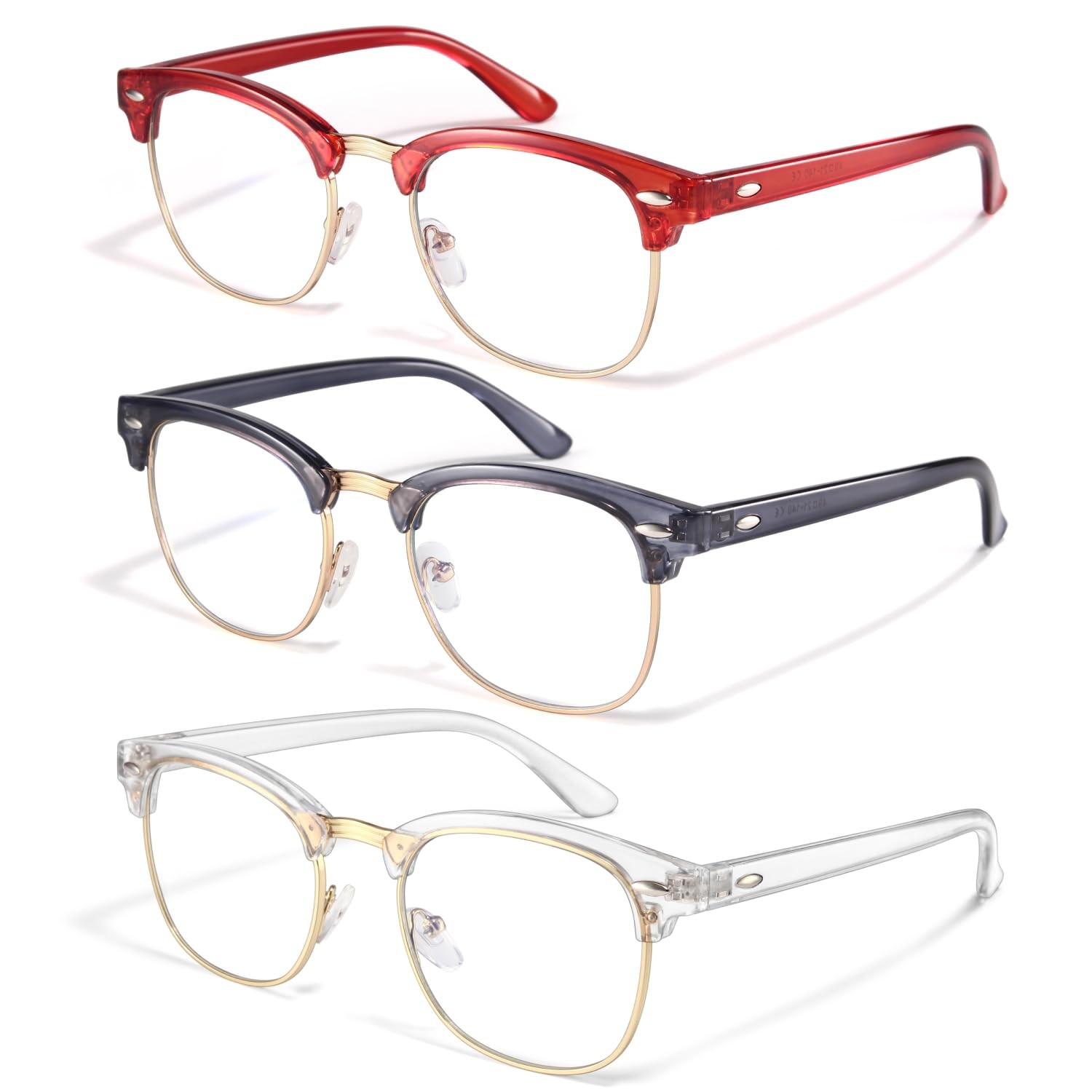 Computer Blue Light Blocking Glasses Blue Light Glasses Men Women, Anti Blu-R...