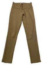 Classic womens leggings size 14 brown polyester blend inside leg 28