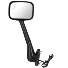 Truck Hood Mirror Chrome Housing Left Right for Freightliner Cascadia 2008-2017