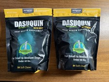 Nutramax Dasuquin with MSM Soft Chews for Small to Medium Dogs 84 Lot of 2 Bags