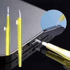 Phone Charging Port Cleaning Kit Speaker Dust Removal Brush Tool for iPhone Sam.