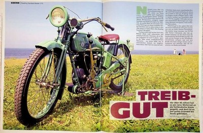 Motorrad Classic 1976) Readling Standard Model 17TE mit 15PS in einer seltenen V