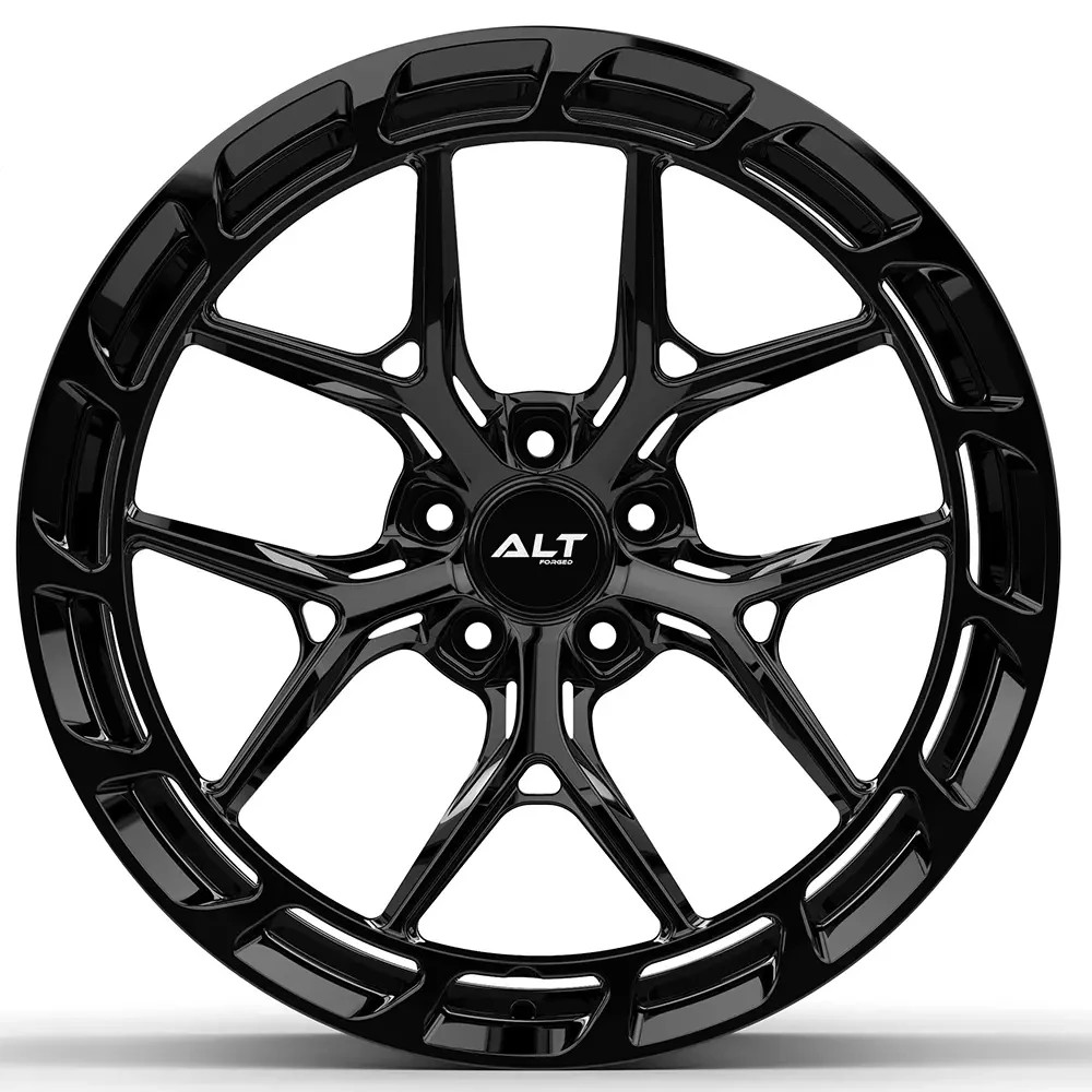 20"/20" ALT RSL-5 Forged Gloss Black Wheels for Audi R8 Gen 1