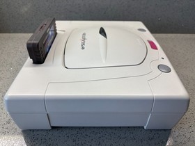 SEGA SATURN ELITE SAROO CONSOLE CLEAN IN BOX W/ CONTROLLER POWER & AV CABLES
