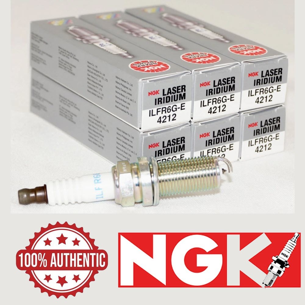 6 pc 6 x NGK Laser Iridium Plug Spark Plugs 4212 ILFR6G-E 4212 ILFR6GE Tune Up