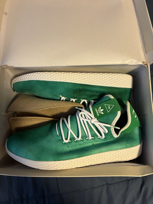 adidas Pharrell Williams Tennis Hu Holi Bright Green Men's Sneakers Mesh DA9619