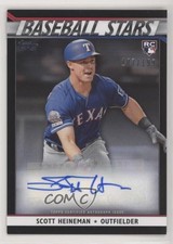 2020 Topps Update Baseball Stars Black 107/199 Scott Heineman #BSA-SH Auto rs2