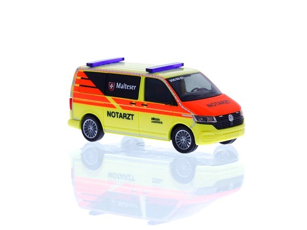 Rietze 53973 - 1/87 Volkswagen T6.1 Notarzt Maltese Castles District - New