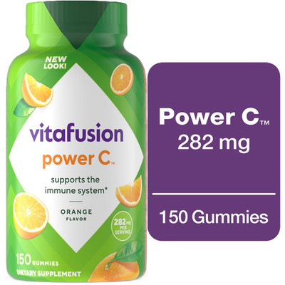 Vitafusion Power C Vitamin C Gummies for Immune Support Orange Flavored